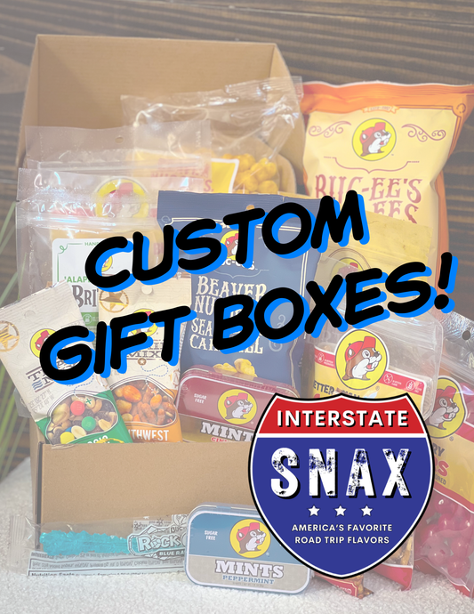 Custom Buc-ee's Snack Box, Gift Box: Snacks and Merchandise