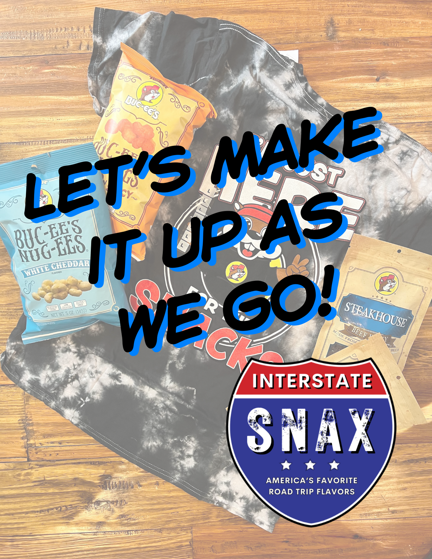 Custom Buc-ee's Snack Box, Gift Box: Snacks and Merchandise